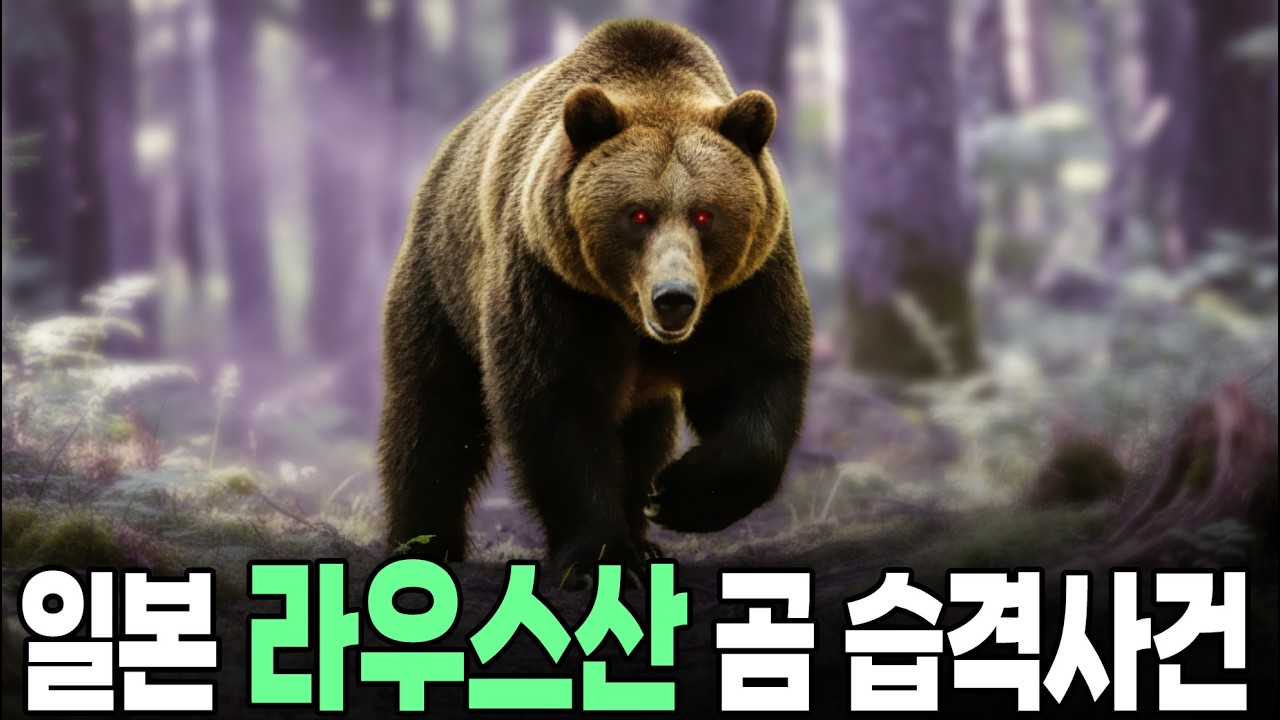 일본 라우스산 곰 습격사건