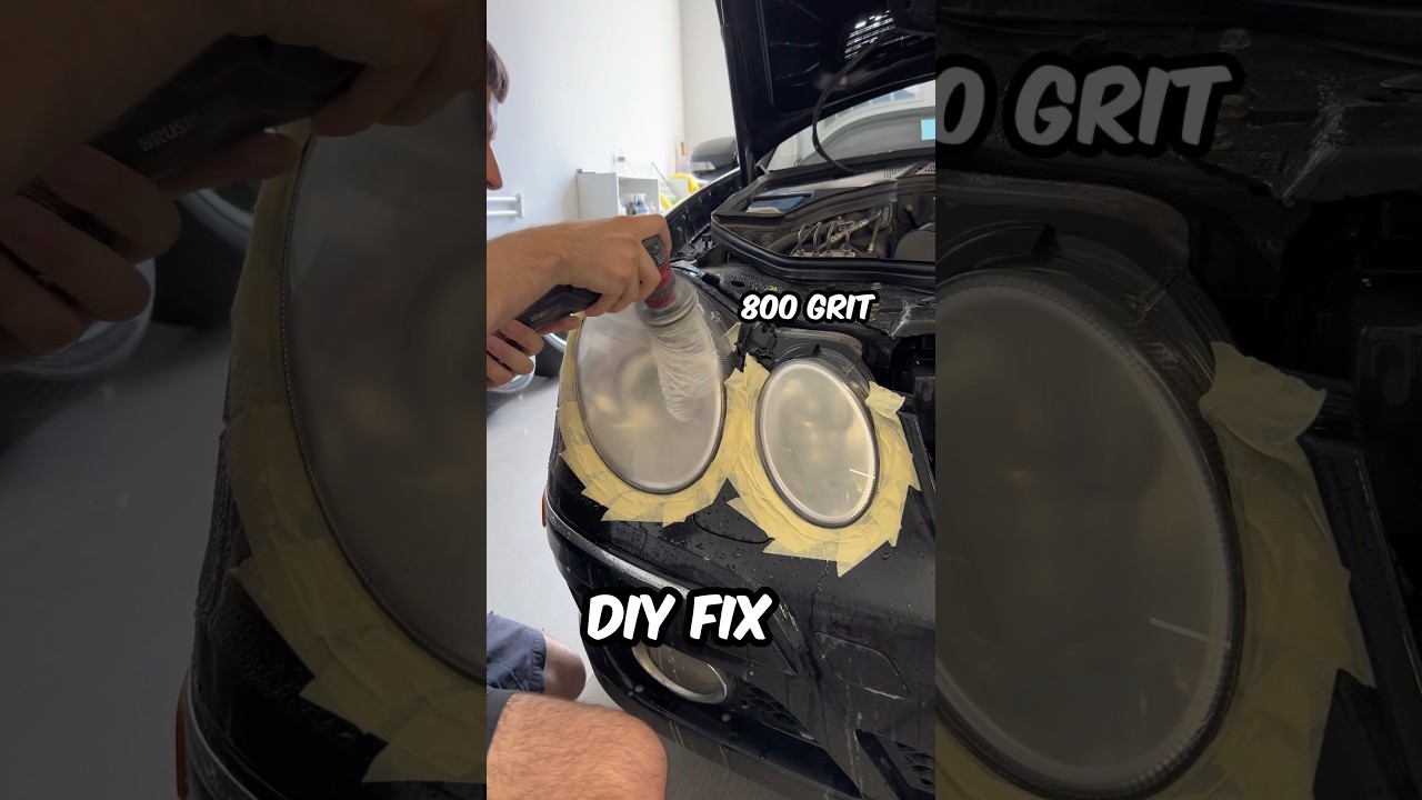 Car detailing headlight restoration diy tips