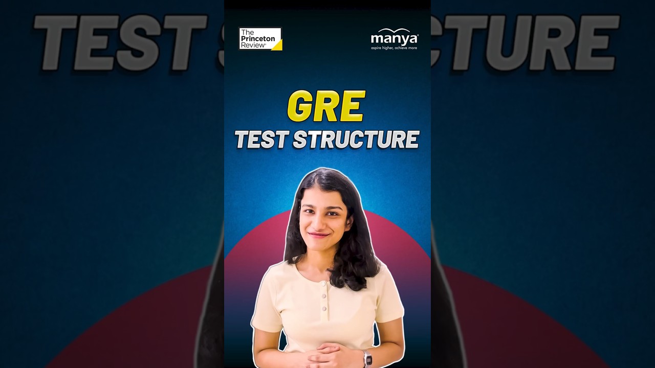 GRE Test Structure 2025 #shorts