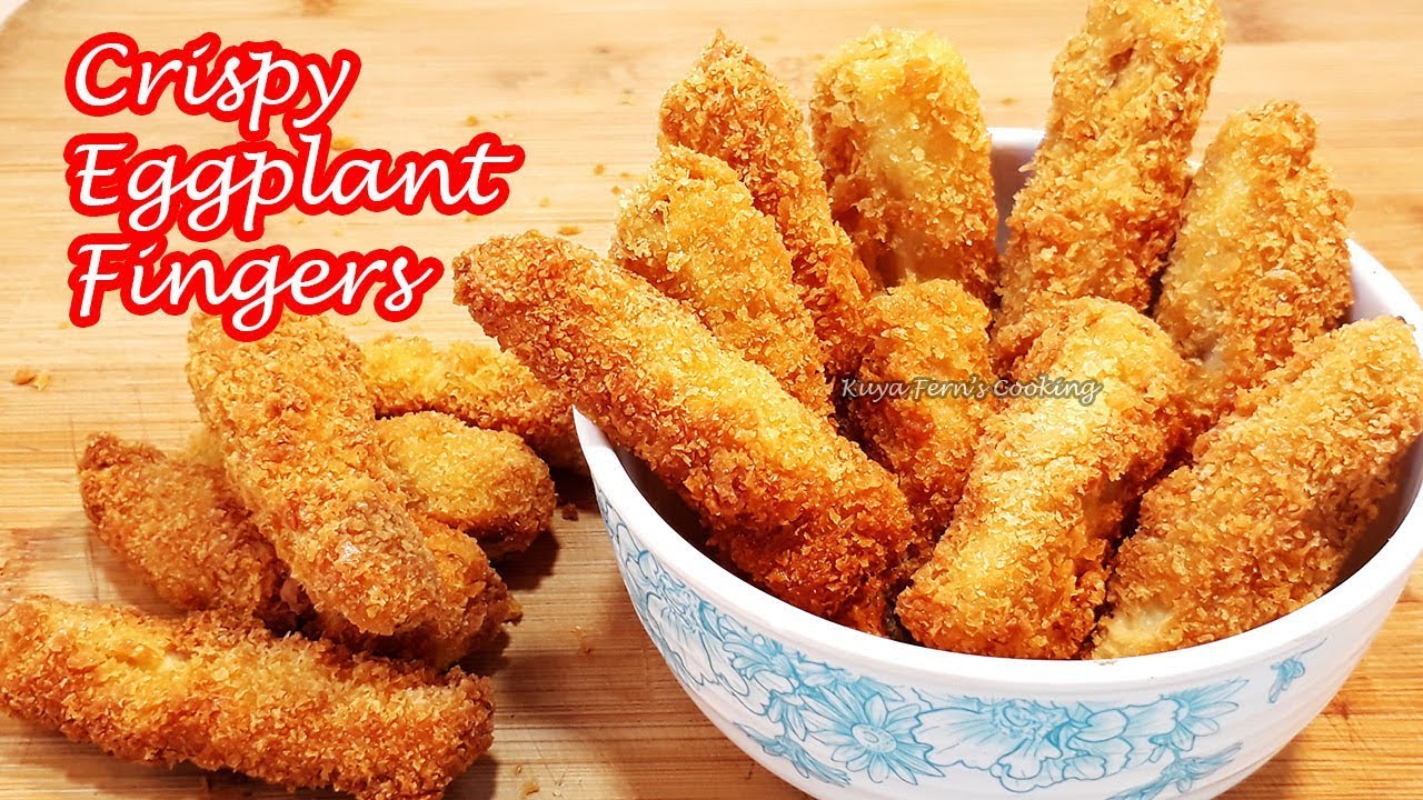 THE EASIEST CRISPY EGGPLANT FINGERS RECIPE | CRISPY EGGPLANT FRIES!!!