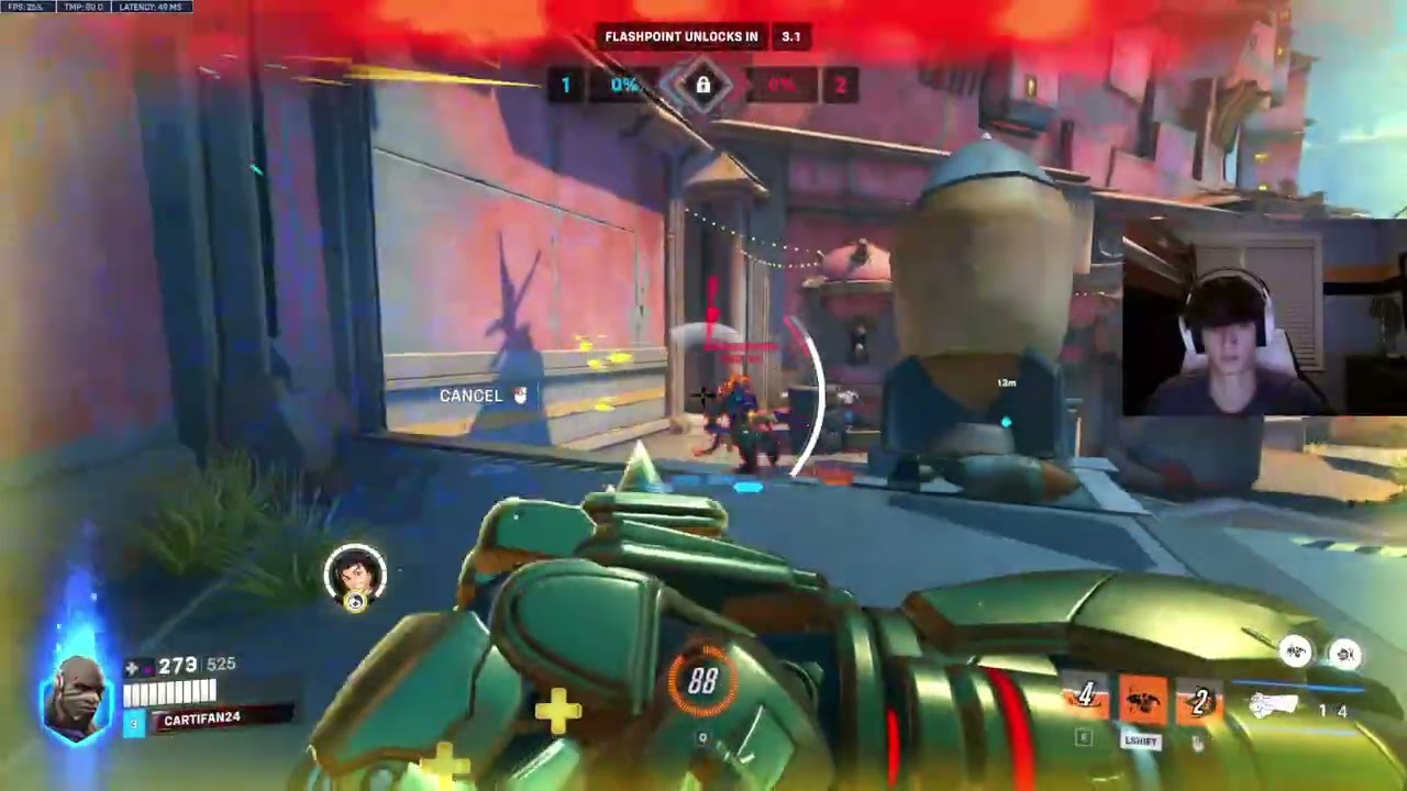 Overwatch 2: Кулак Смерти 1-го ранга Картифана уничтожает всю вражескую команду