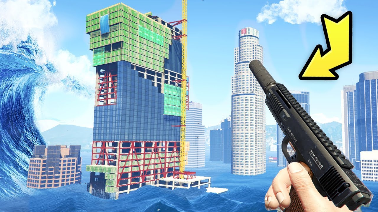 GTA 5 - Tsunami Survival WITHOUT mods!
