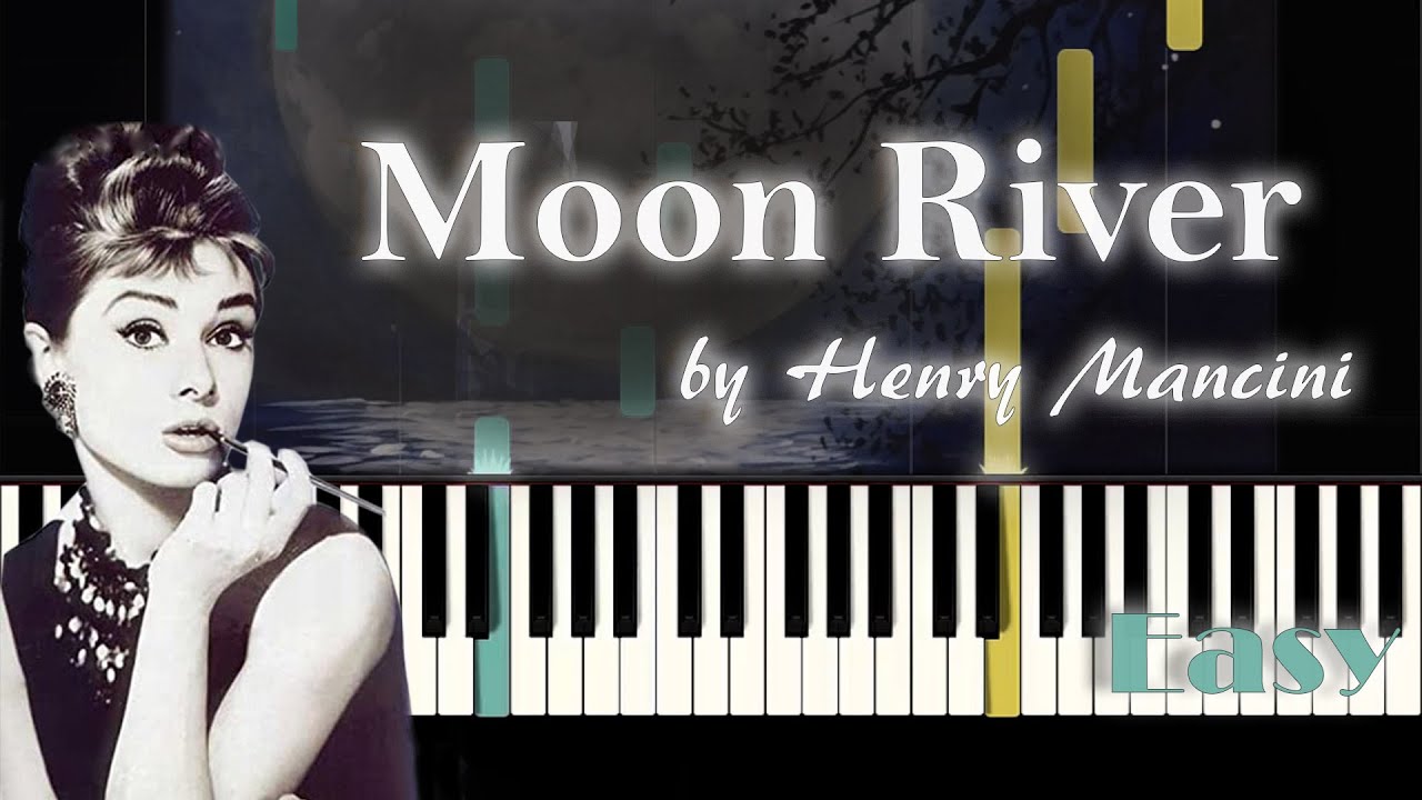 Moon River -  Henry Mancini - Easy Piano Tutorial