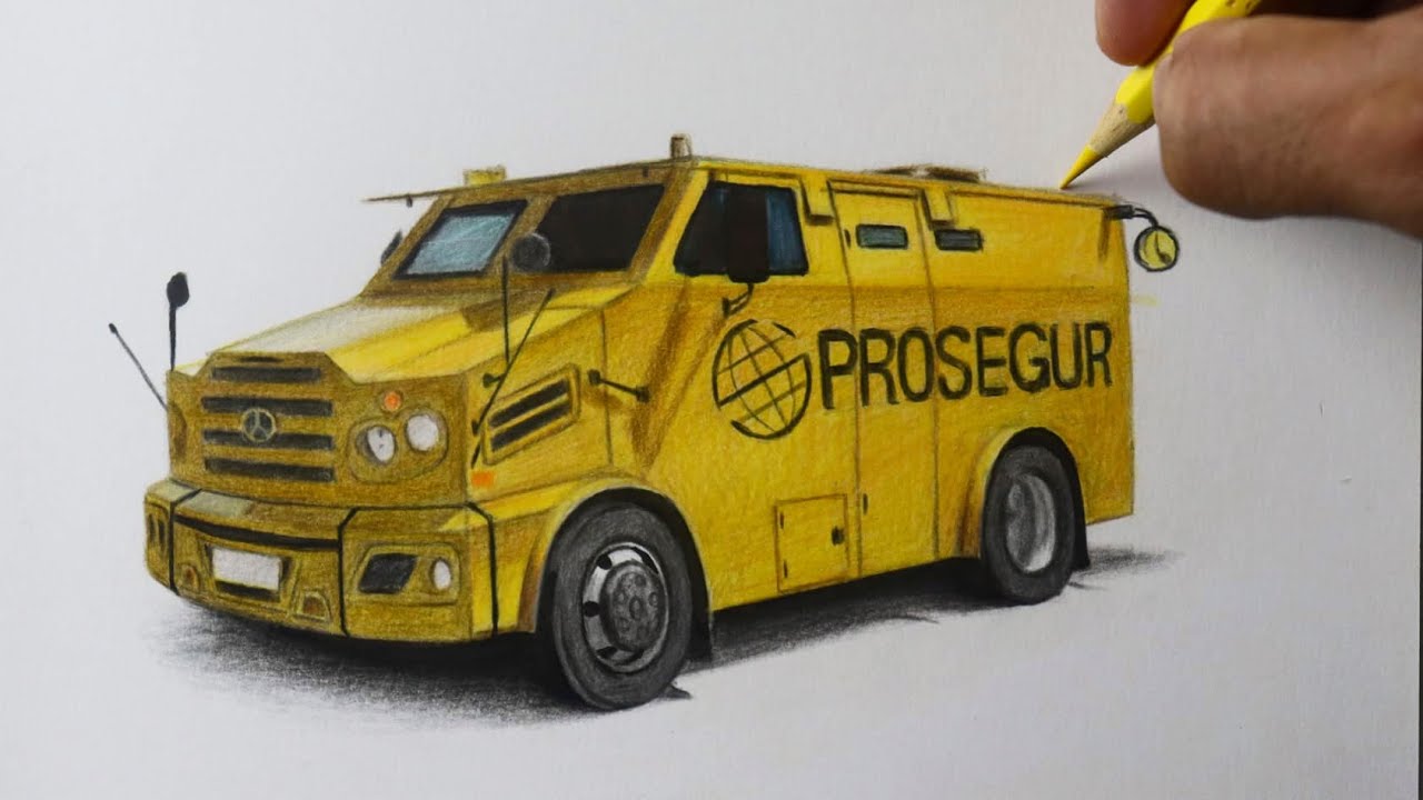 Como desenhar um CARRO FORTE - Prosegur