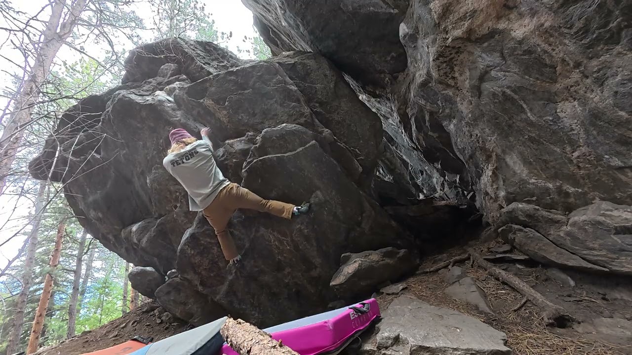 Corwina Park Boulder A Climbs and Variations