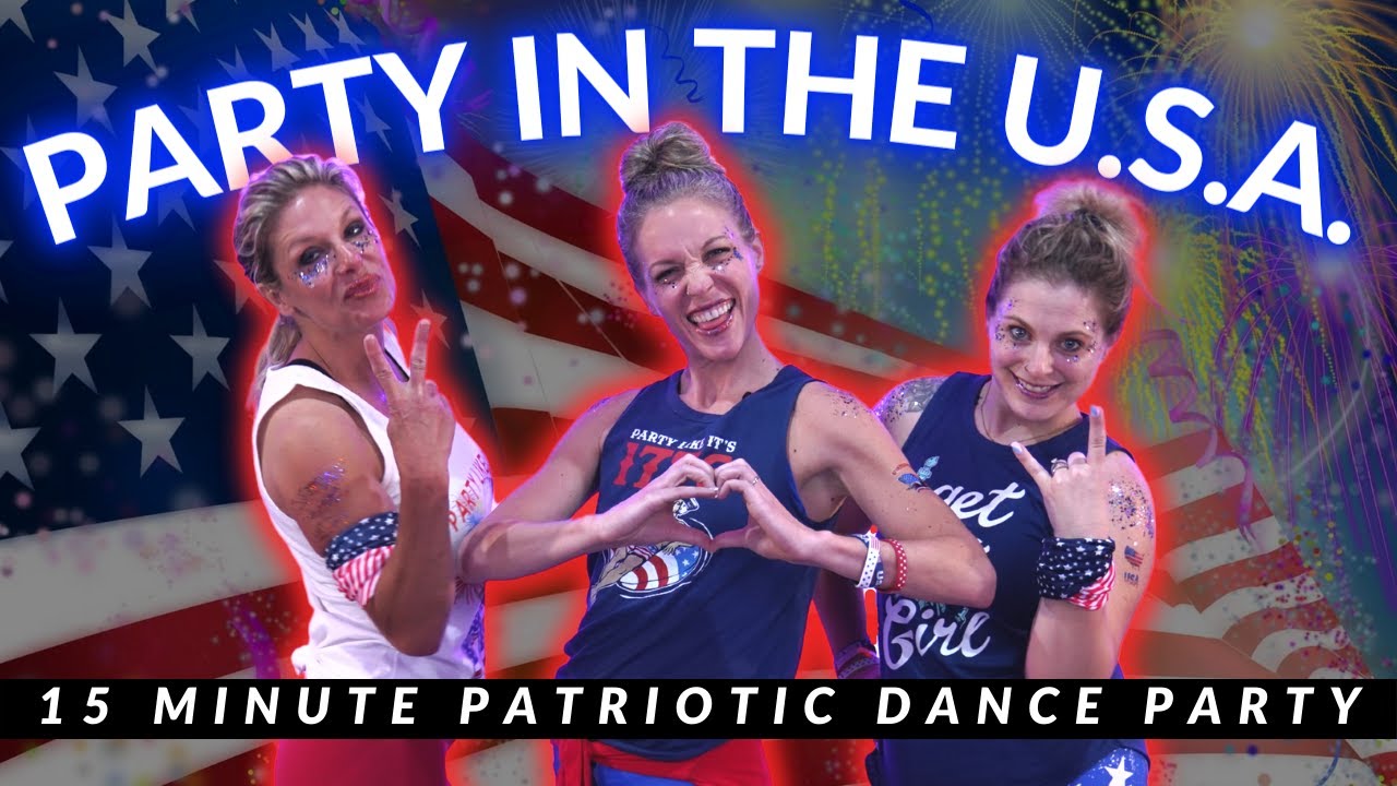 15 Minute Patriotic Dance Party | 4th of July HIIT DANCE Workout