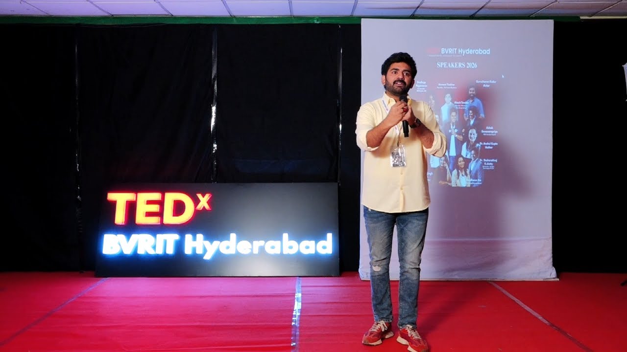 The Ultimate Discovery: Yourself | Gurucharan Kodur | TEDxBVRIT Hyderabad