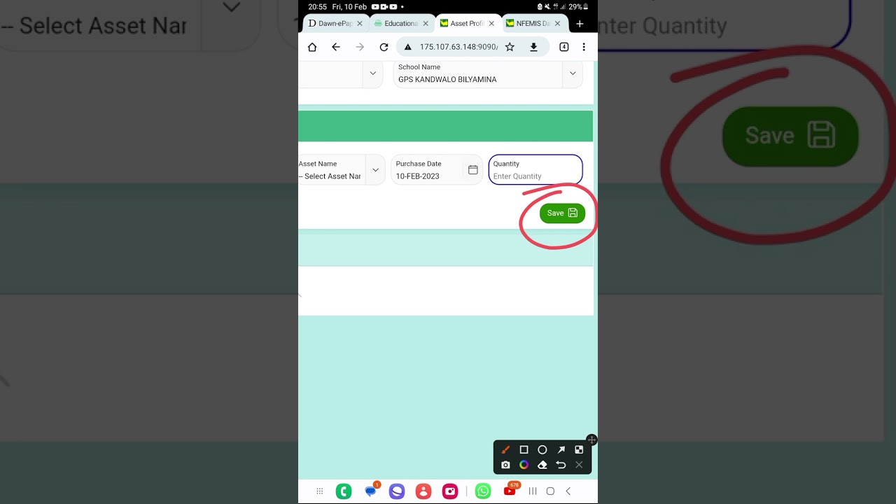 How to upload Assets details in EMIS| Assets Management