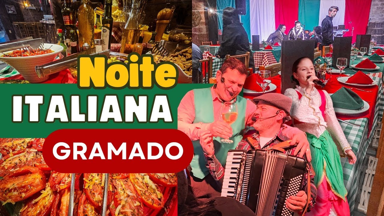 NOITE ITALIANA NA SERRA GAÚCHA:  Evento emocionante no Rio Grande do Sul - Linha Bella