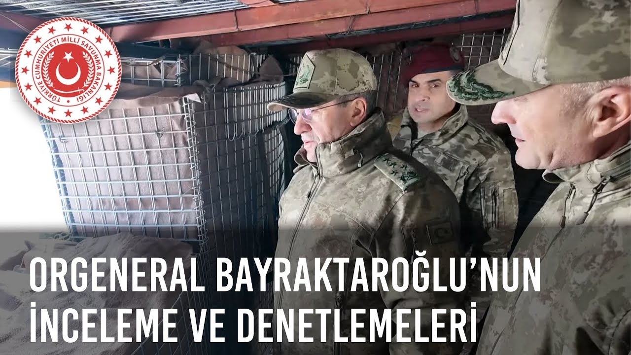 Kara Kuvvetleri Komutanı Orgeneral Sel&ccedil;uk Bayraktaroğlu, İnceleme ve Denetlemelerde Bulundu