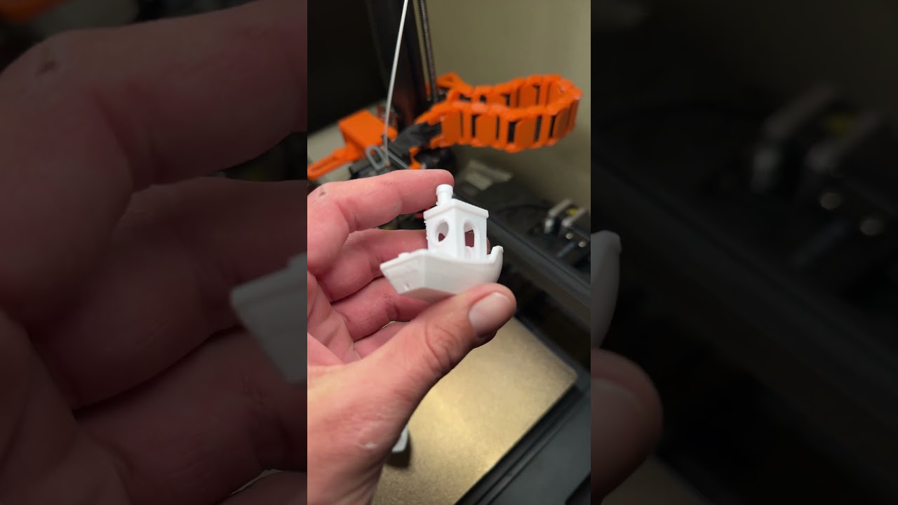 55mm print speed vs 150mm on Ender 3 s1 pro #3dprinting #creality #shorts