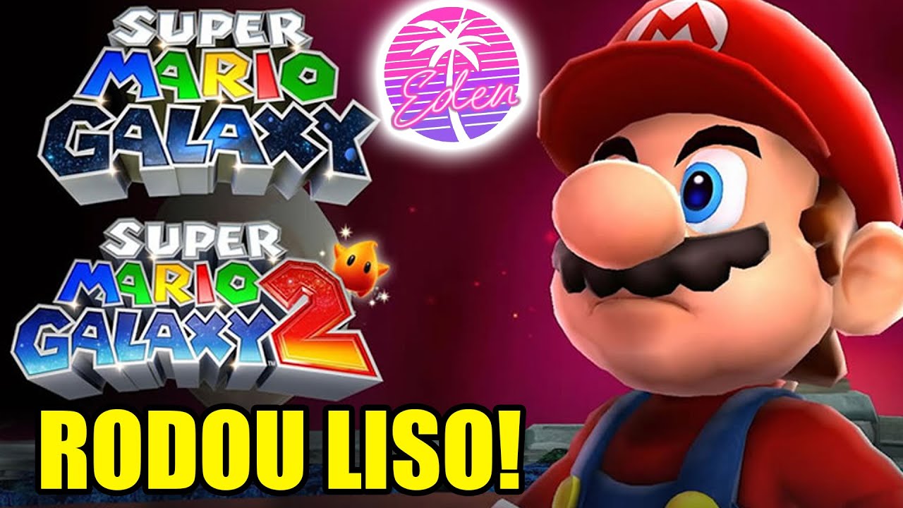 O PODER DA EMULAÇÃO DE SWITCH! VAZOU Super Mario Galaxy 1+2 E RODOU LINDAMENTE!