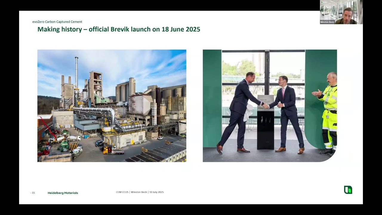 Accelerating CCUS in the Cement Sector webinar