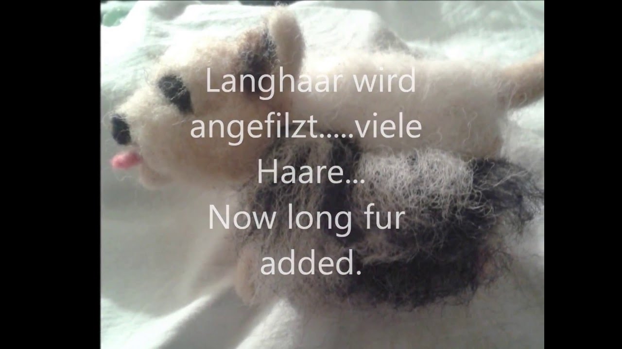 Needle felted  Cute Dog/Filz Hund