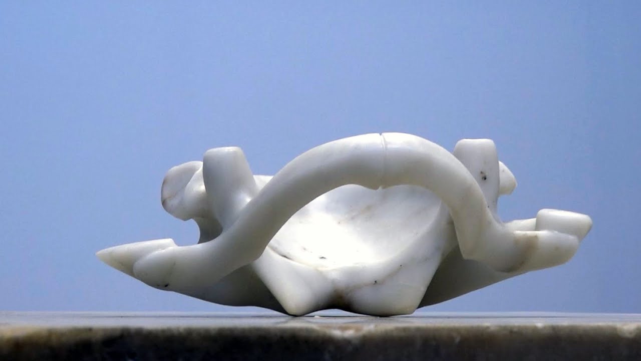 Marble Sculpture Time Lapse - 'Shoulder Blades' by Athar Jaber