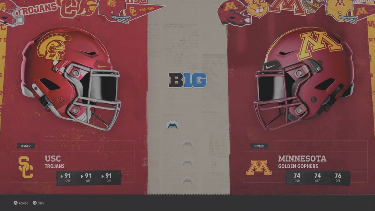 USC vs Minnesota WK8 2030 AI vs AI