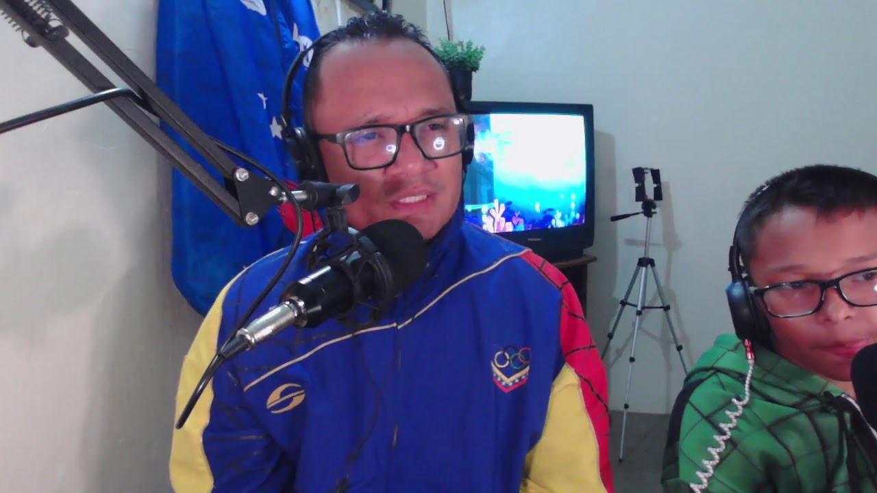 En Venezuela con mi hijo David