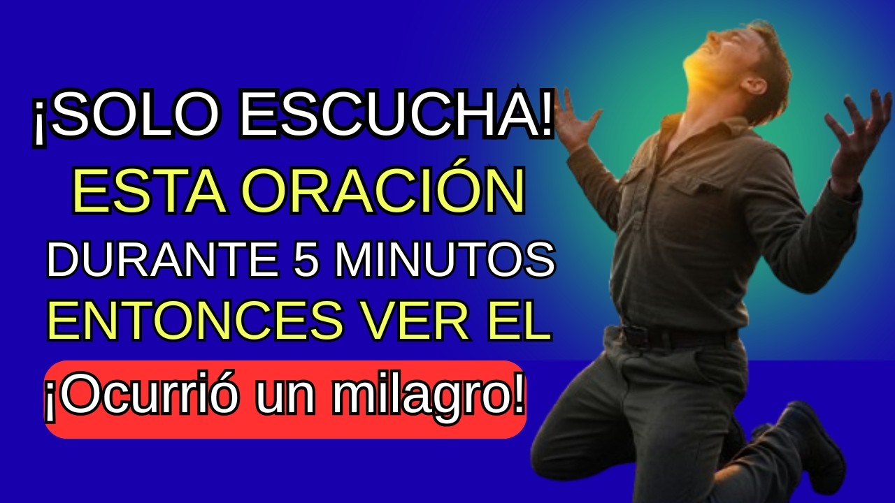 Oración milagrosa para solucionar tu problema imposible urgentemente.