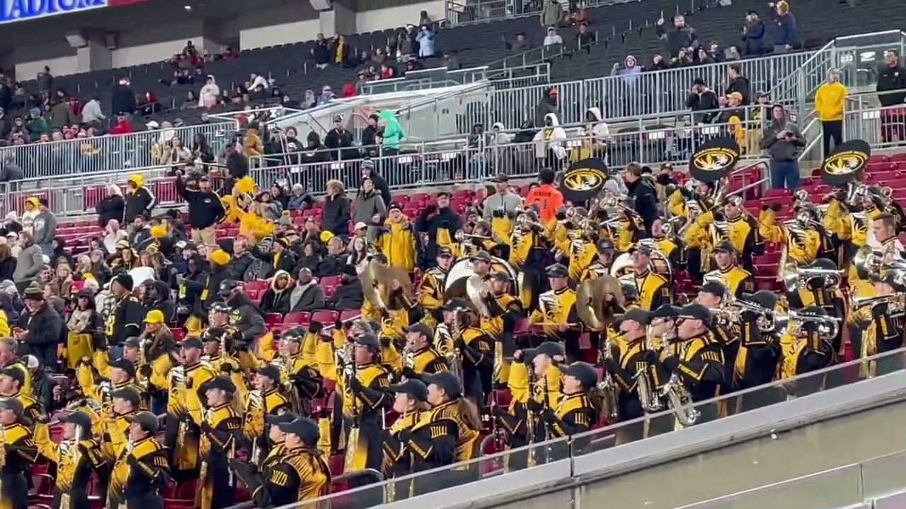 The Marching Mizzou play their fight songs Every True Son/Chant/Fight Tiger