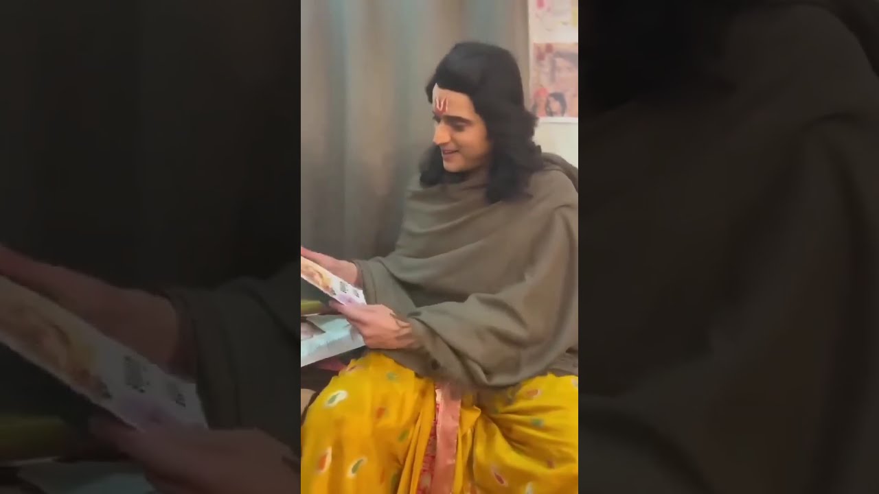 Basant as Laxman last day celebrate with Sujay #Sujayreu #basantbhatt #srimadramayanam #bestactors