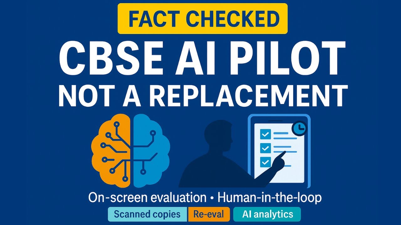 CBSE AI in Board Exams: Pilot, Timeline, Facts vs Hype | On-Screen Evaluation