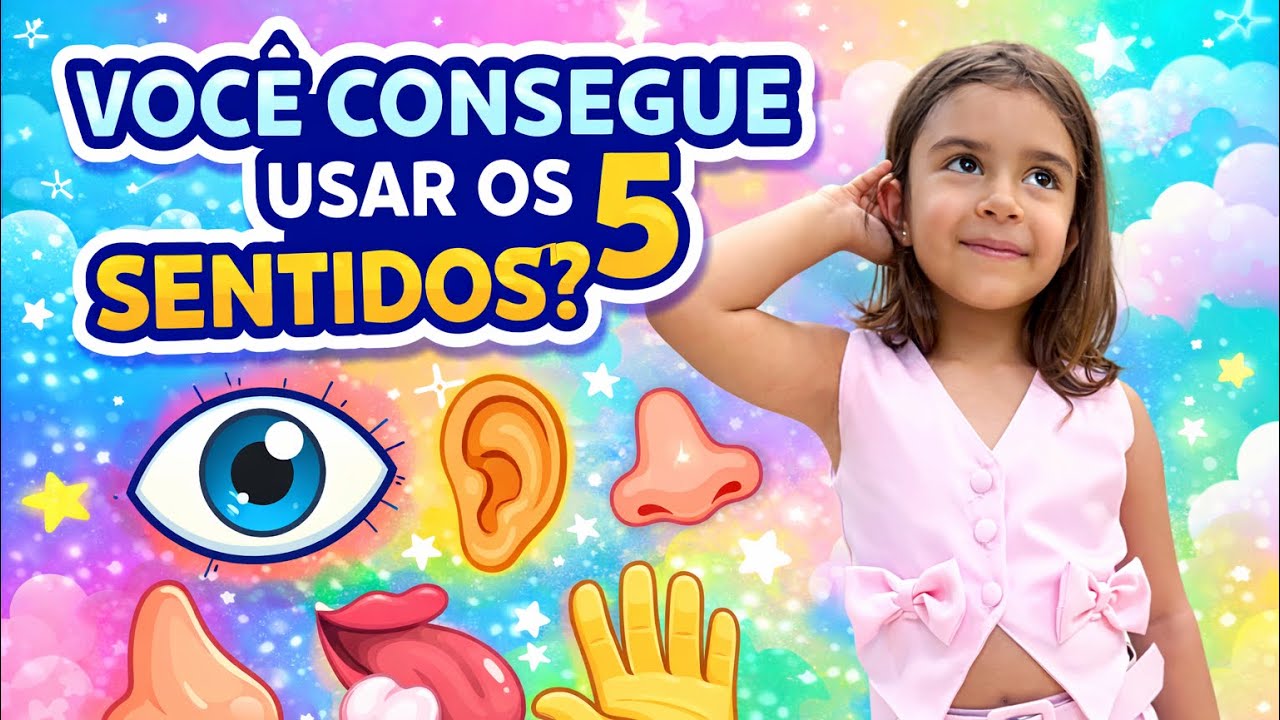 🥇 DESAFIO DOS 5 SENTIDOS! Você consegue acertar tudo?