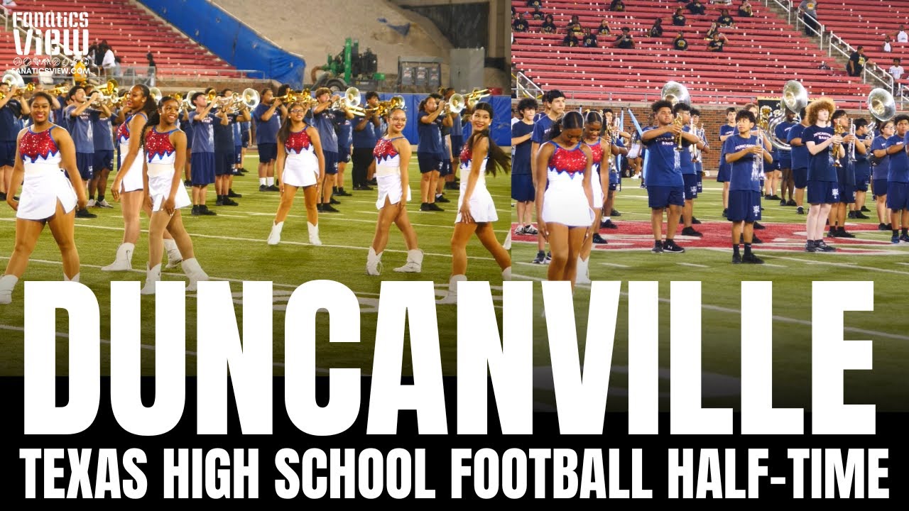 Duncanville Panthers Band & Cheerleaders Full-Half Time Show vs. South Oak Cliff at SMU