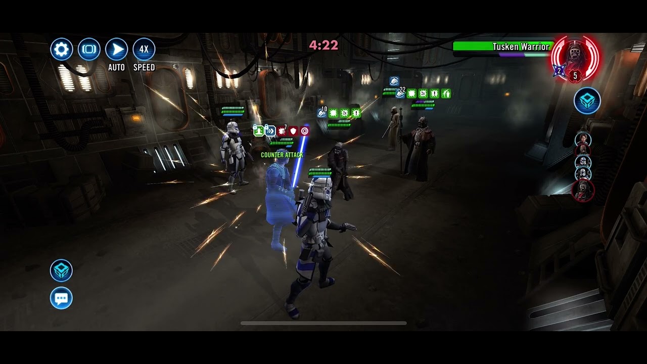 3v3 GAC GAS vs. Tuskens Omicron