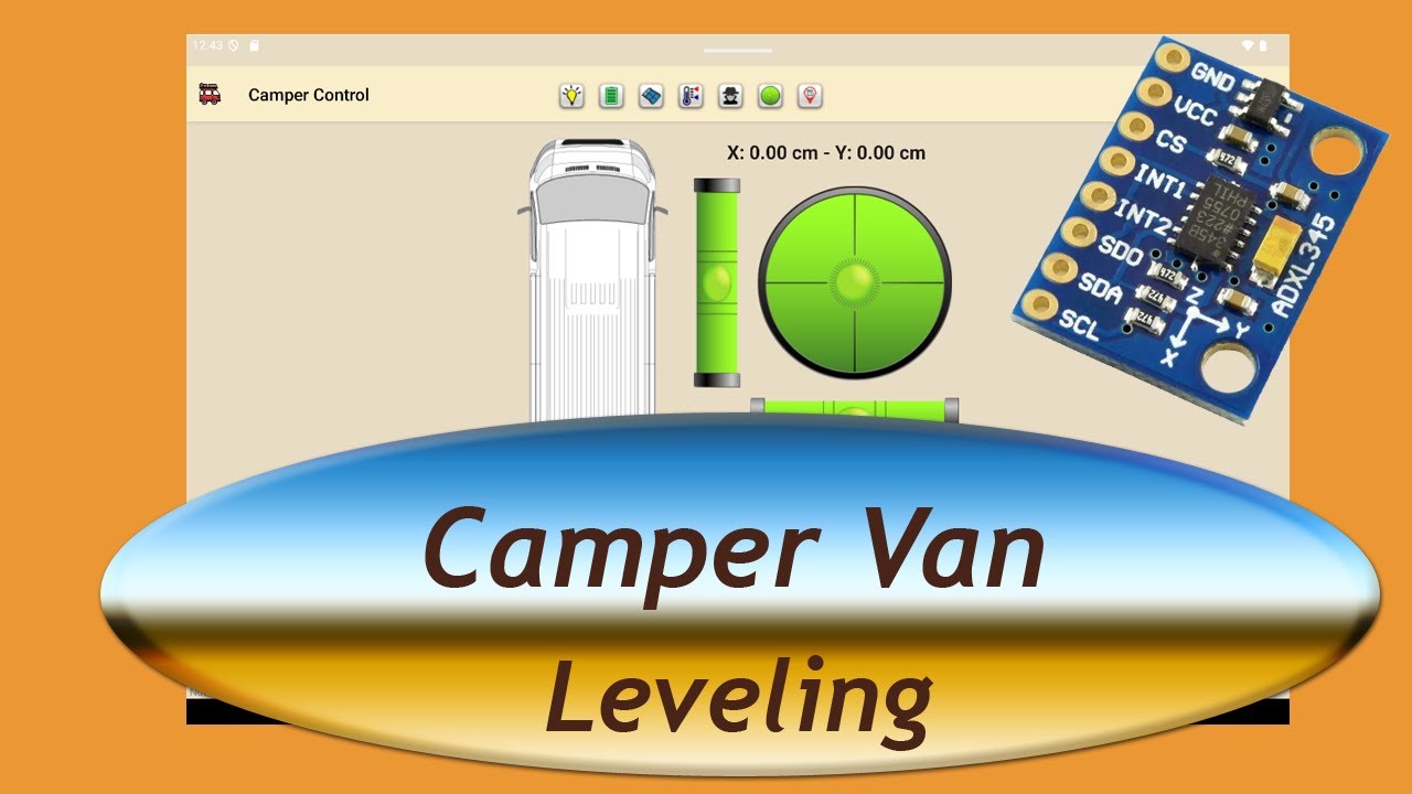 Camper Van Leveling / Nivellieren - digitale Wasserwaage - DIY Camper Steuerung - Vanlife