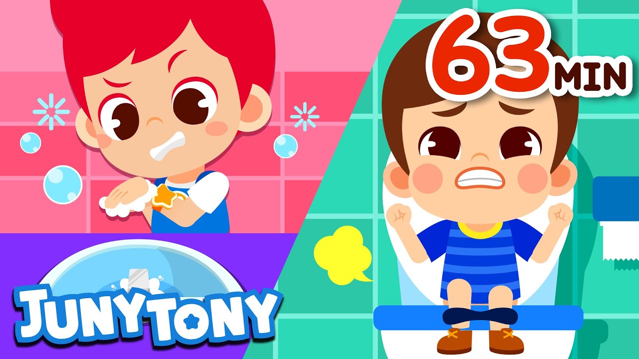 Yes Yes Wash Your Hands + More Kids Songs | Good Habit Songs Compilation | JunyTony