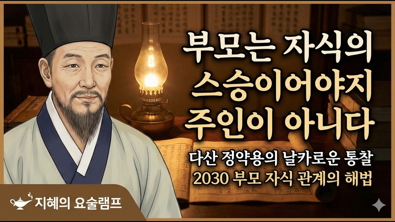 부모는 자식의 스승이지 주인이 아니다 – 정약용이 알려준 관계법