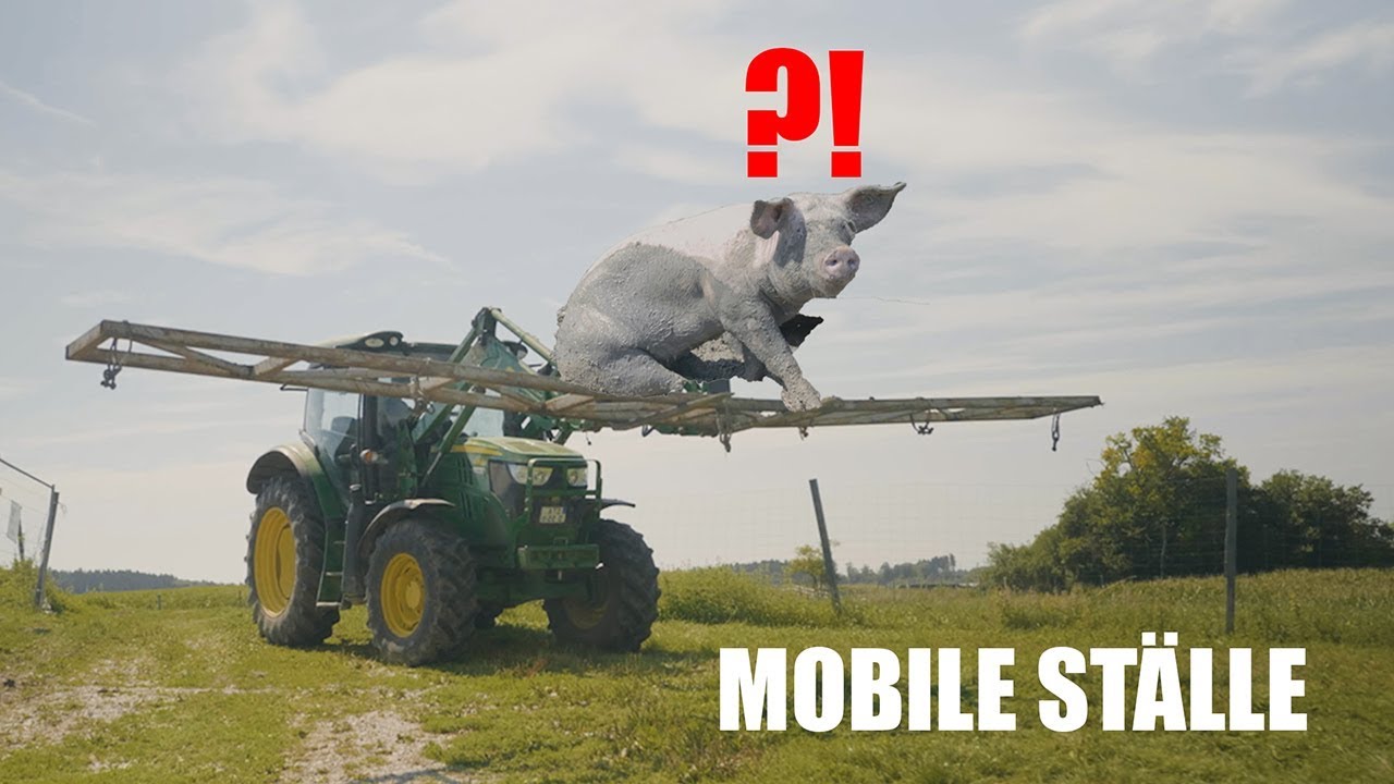 Unsere mobilen St&auml;lle auf dem Konradhof
