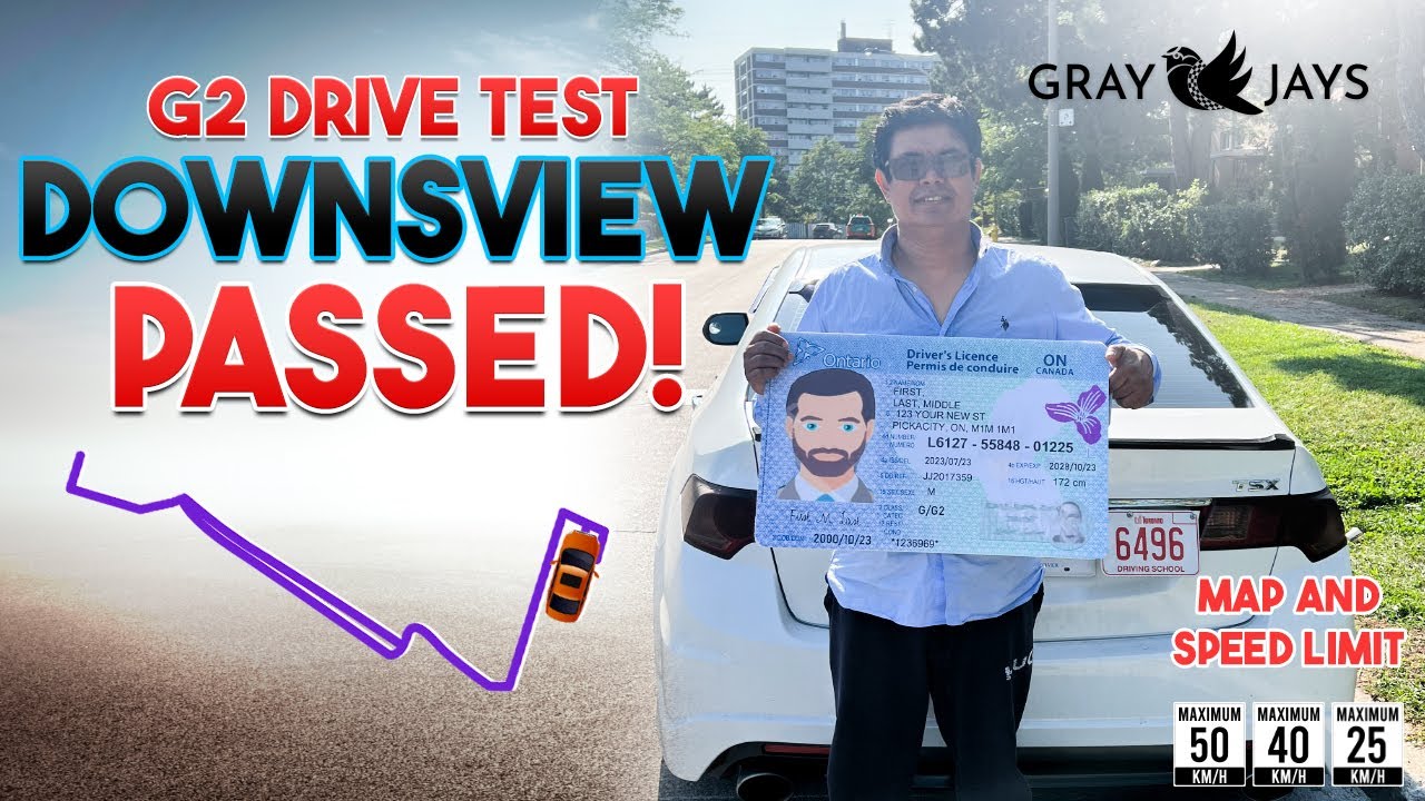 Toronto Downsview G2 Road Test | Real Road Test With Full Route And Maps Revealed |