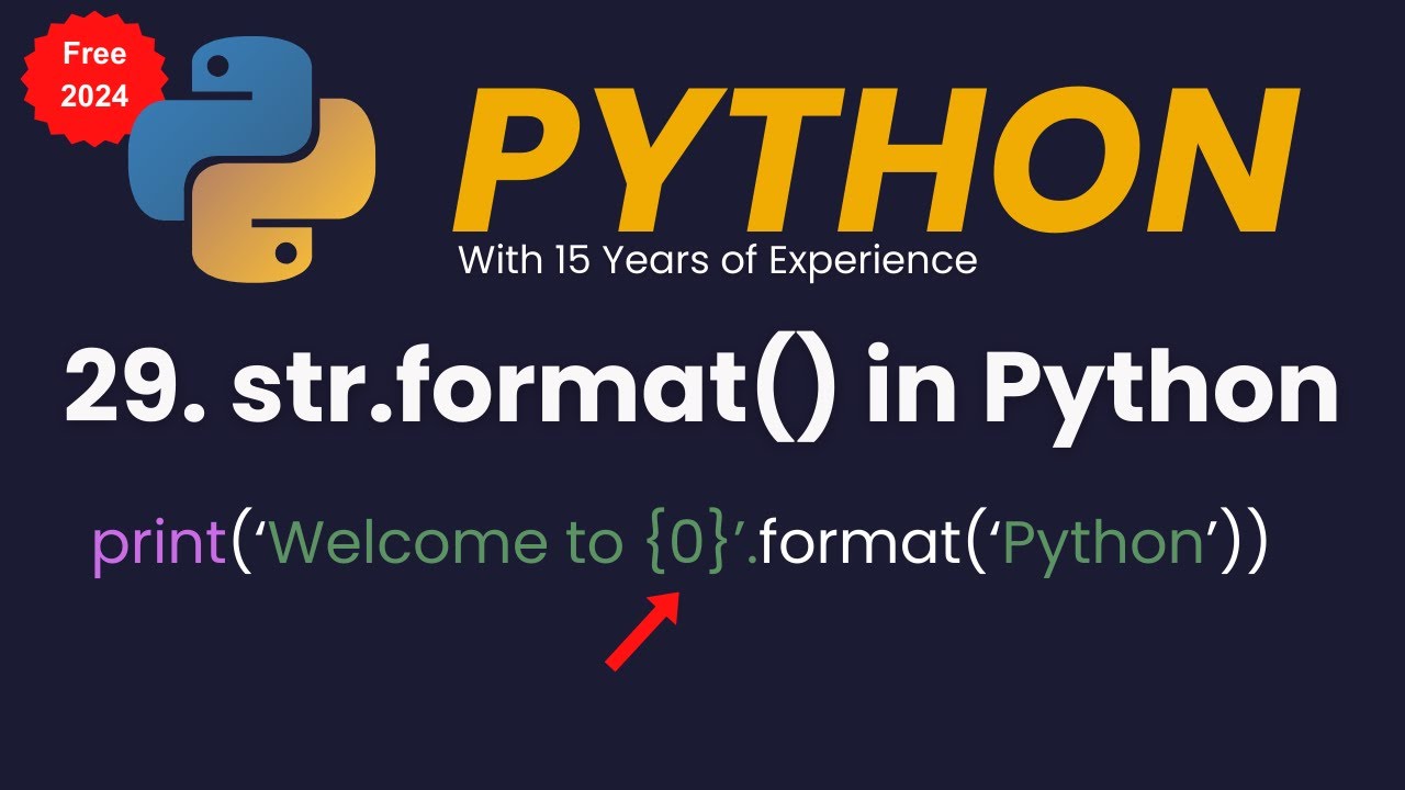 str.format() Function | Python String Format
