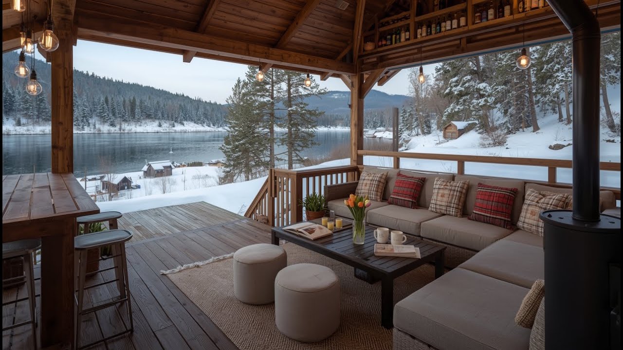 Snow & Smooth Jazz Music for Deep Work, Study & Focus Gentle & Golden