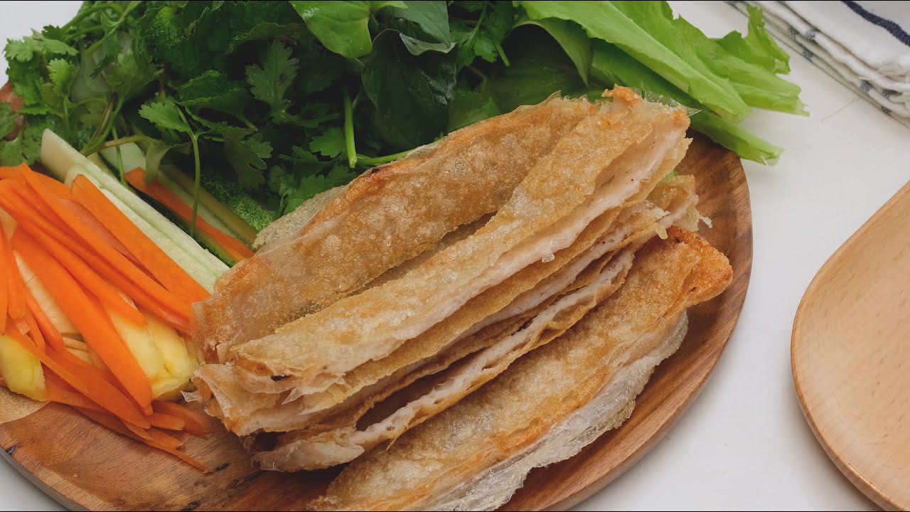 Chả Cá Thác Lác Kẹp Bánh Tráng