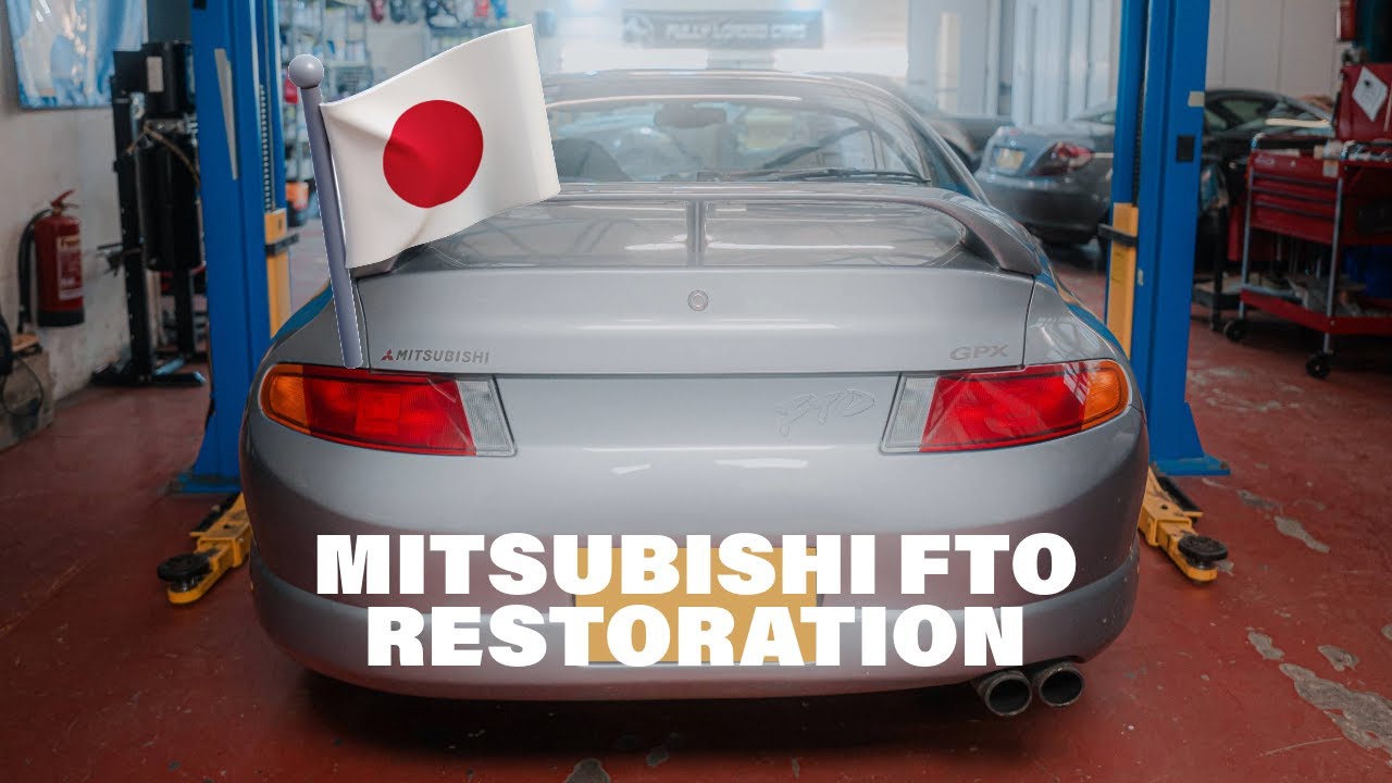 Mitsubishi FTO Restoration Begins - JDM Classics