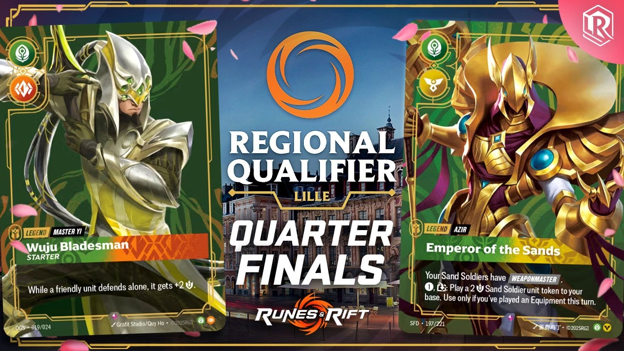 🏆 Top 8 - Lille Riftbound Regional - Azir vs Master Yi | Spiritforged