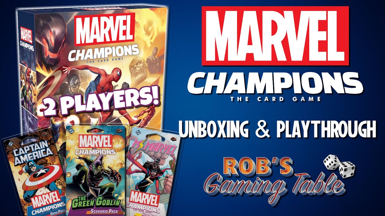 Marvel Champions New Expansions Unboxing and Playthrough