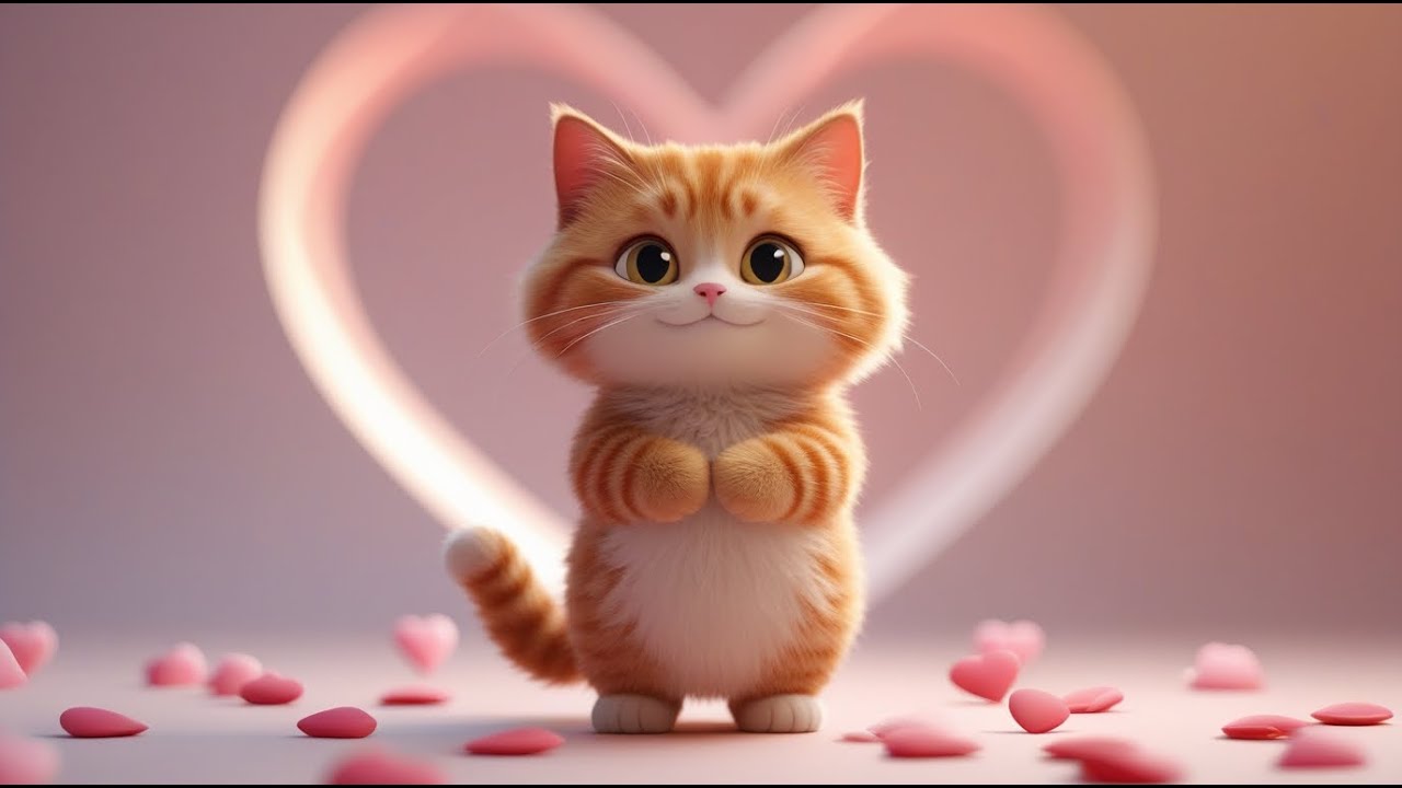 Наймиліша збірка про Котиків-Муркотиків до Дня Святого Валентина ♥ Рудий Мурчик, любов та дружба 🐈