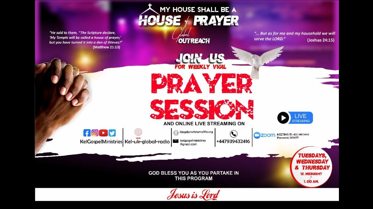 🔥Live || My House Of Prayers Global Outreach EP261 || Tuesday 10 Feb 2026 || 12am - 1am