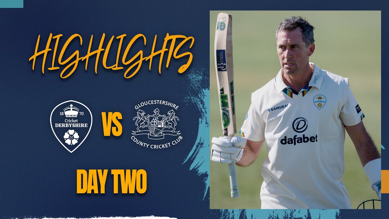 HIGHLIGHTS: Madsen scores century as Derbyshire remain on top