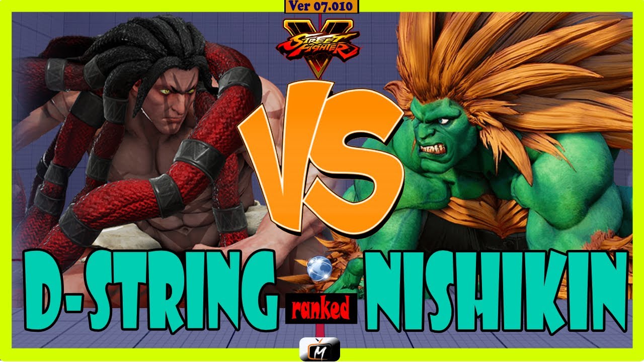 SFV CE ✨ D-string (necalli) VS (blanka) NISHIKIN ✨