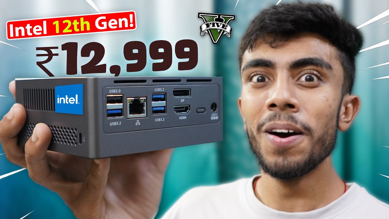 12,999/-RS Intel 12th Gen Mini PC! Windows 11 ⚡️ Best for Gaming & Editing!