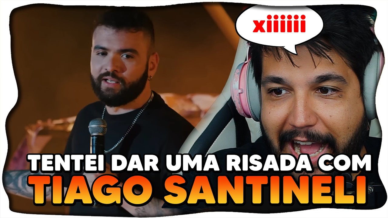ASSISTINDO STAND UP DO TIAGO SANTINELI ATÉ EU ENCONTRAR 1 PIADA BOA (ou não conseguir)