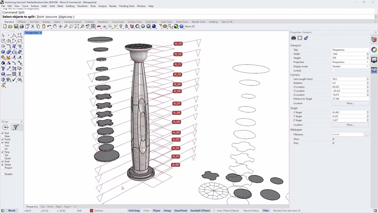 Master Class: Rhino 8 Slicing, Fabrication and Automation (15/15)
