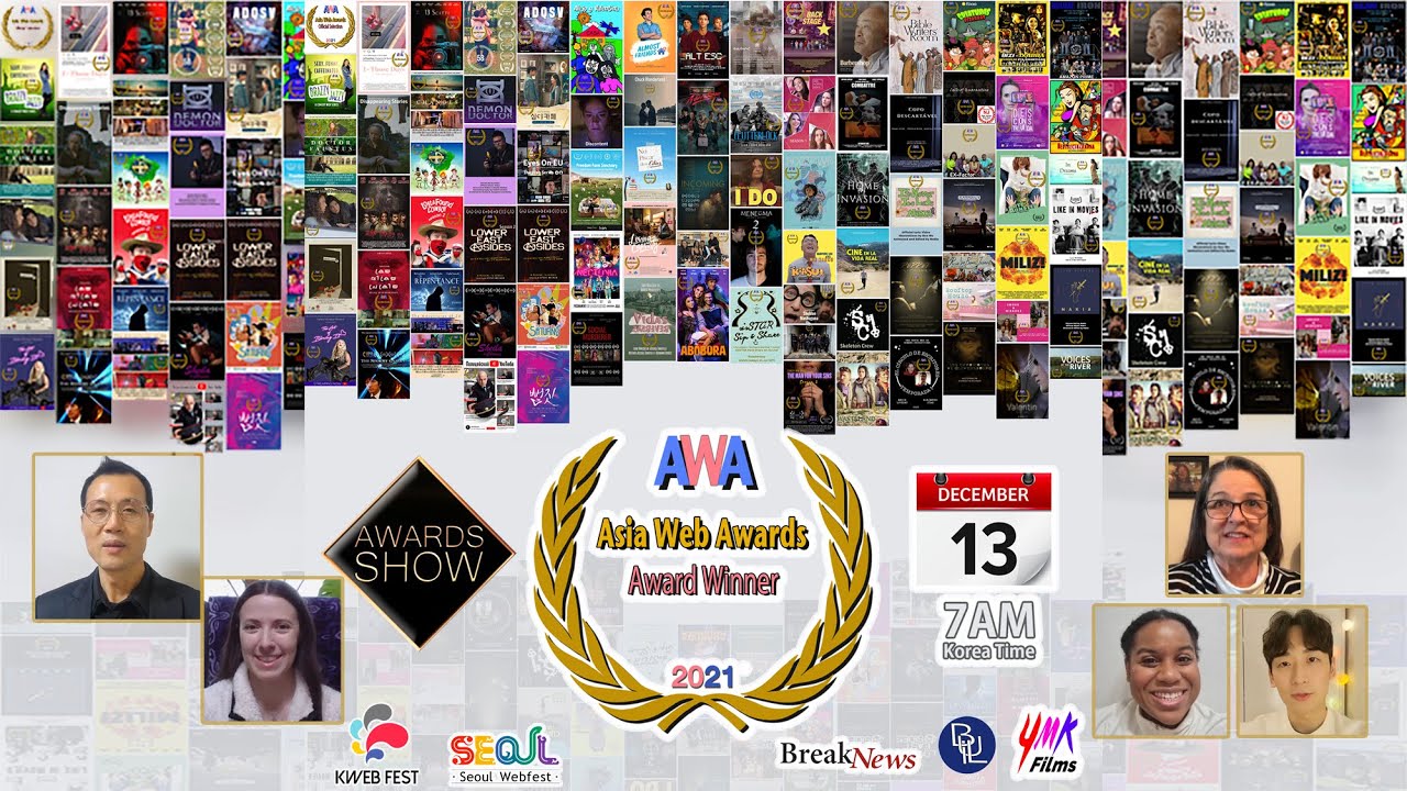 Asia Web Awards 2021 the 5th Edition Award Show 아시아웹어워즈 시상식