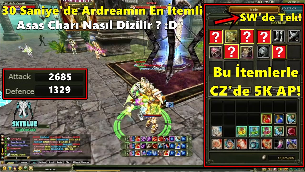 OlabilitesiYuksek - Full +10 İtemli Ardreamın En Sağlam Asasını Tanıtıp PK'ya &Ccedil;ıkıyor! Knight Online