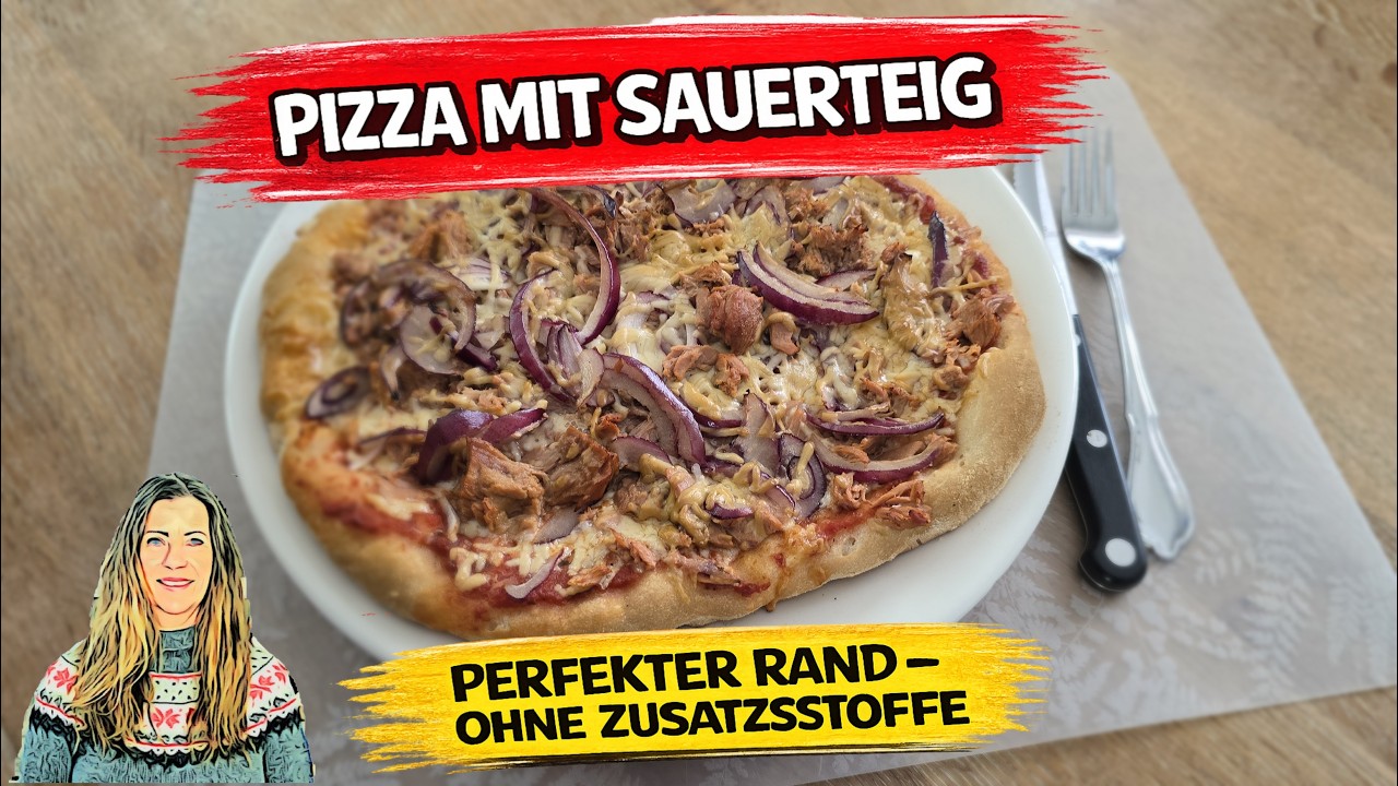 Pizza mit Lievito Madre - auf dem Grill besonders knusprig