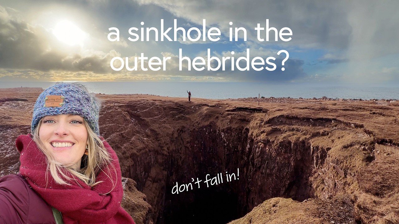 Exploring the Hidden Uig Blowhole | Isle of Lewis Adventure, Painting & Seals in Stornoway Harbour